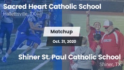Matchup: Sacred Heart vs. Shiner St. Paul Catholic School 2020