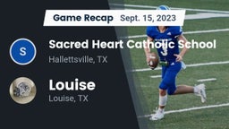 Recap: Sacred Heart Catholic School vs. Louise  2023
