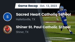 Recap: Sacred Heart Catholic School vs. Shiner St. Paul Catholic School 2023