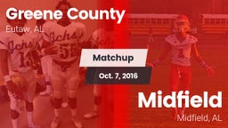 Matchup: Greene County vs. Midfield  2015