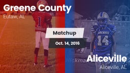 Matchup: Greene County vs. Aliceville  2016