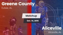 Matchup: Greene County vs. Aliceville  2015