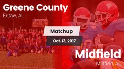 Matchup: Greene County vs. Midfield  2017