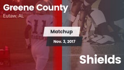 Matchup: Greene County vs. Shields 2017