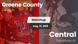 Matchup: Greene County vs. Central   2018