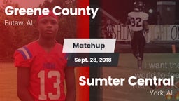 Matchup: Greene County vs. Sumter Central  2018