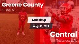 Matchup: Greene County vs. Central  2019