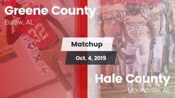 Matchup: Greene County vs. Hale County  2019