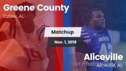 Matchup: Greene County vs. Aliceville  2019