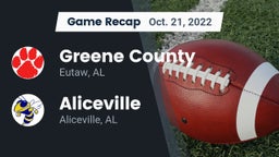 Recap: Greene County  vs. Aliceville  2022