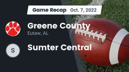Recap: Greene County  vs. Sumter Central 2022