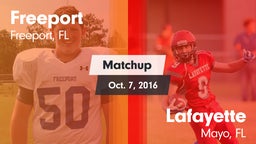 Matchup: Freeport vs. Lafayette  2016