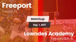 Matchup: Freeport vs. Lowndes Academy  2017