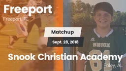 Matchup: Freeport vs. Snook Christian Academy 2018