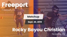 Matchup: Freeport vs. Rocky Bayou Christian  2019