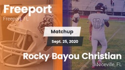 Matchup: Freeport vs. Rocky Bayou Christian  2020