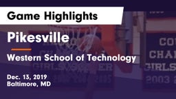 Pikesville  vs Western School of Technology Game Highlights - Dec. 13, 2019