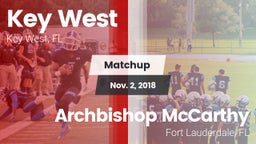 Matchup: Key West vs. Archbishop McCarthy  2018