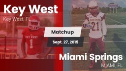 Matchup: Key West vs. Miami Springs  2019