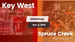 Matchup: Key West vs. Spruce Creek  2019