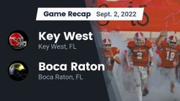 Recap: Key West  vs. Boca Raton  2022