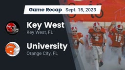 Recap: Key West  vs. University  2023