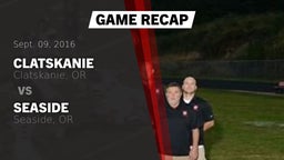 Recap: Clatskanie  vs. Seaside  2016