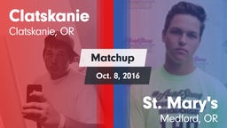 Matchup: Clatskanie vs. St. Mary's  2016