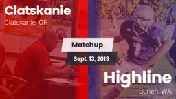 Matchup: Clatskanie vs. Highline  2019