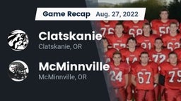 Recap: Clatskanie  vs. McMinnville  2022