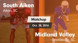 Matchup: South Aiken vs. Midland Valley  2016