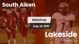 Matchup: South Aiken vs. Lakeside  2018