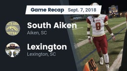 Recap: South Aiken  vs. Lexington  2018