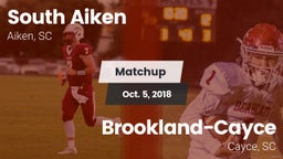 Matchup: South Aiken vs. Brookland-Cayce  2018