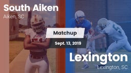 Matchup: South Aiken vs. Lexington  2019