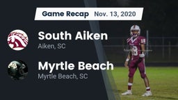 Recap: South Aiken  vs. Myrtle Beach  2020