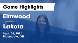 Elmwood  vs Lakota Game Highlights - Sept. 20, 2021