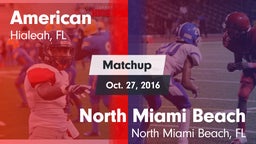 Matchup: American vs. North Miami Beach  2016