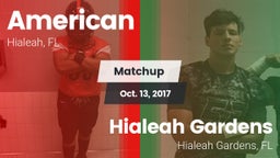 Matchup: American vs. Hialeah Gardens  2017