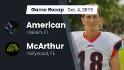 Recap: American  vs. McArthur  2019