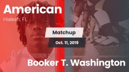 Matchup: American vs. Booker T. Washington 2019