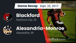 Recap: Blackford  vs. Alexandria-Monroe  2017