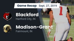 Recap: Blackford  vs. Madison-Grant  2019