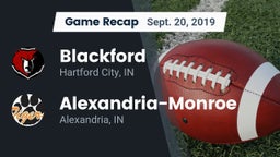Recap: Blackford  vs. Alexandria-Monroe  2019