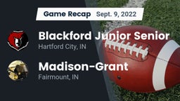 Recap: Blackford Junior Senior  vs. Madison-Grant  2022