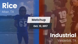 Matchup: Rice vs. Industrial  2017