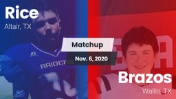 Matchup: Rice vs. Brazos  2020