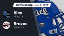 Recap: Rice  vs. Brazos  2021