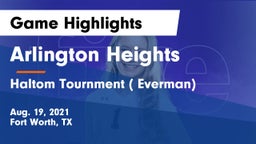 Arlington Heights  vs Haltom Tournment ( Everman) Game Highlights - Aug. 19, 2021