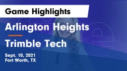 Arlington Heights  vs Trimble Tech  Game Highlights - Sept. 10, 2021